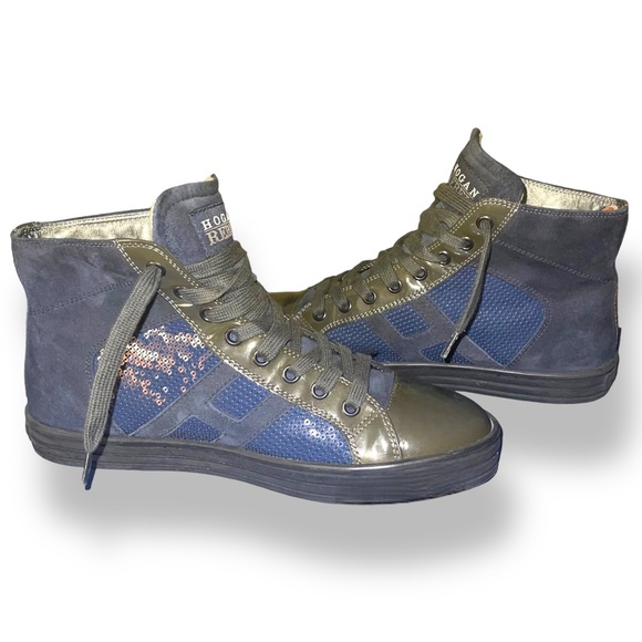 Hogan REBEL hightop sneakers for ladies size 37 - Picture 2 of 11